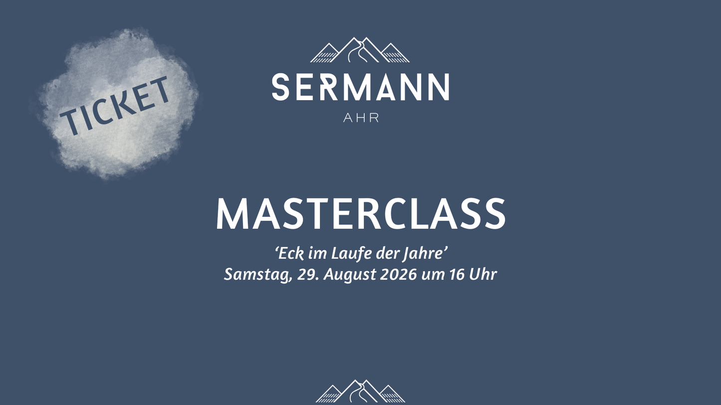 Ticket Masterclass Samstag, 29. August 2026
